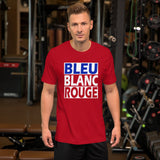 BLEU BLANC ROUGE Short-Sleeve Unisex T-Shirt