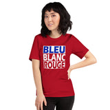 BLEU BLANC ROUGE Short-Sleeve Unisex T-Shirt