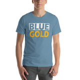 BLUE and GOLD Short-Sleeve Unisex T-Shirt