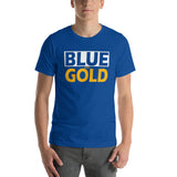 BLUE and GOLD Short-Sleeve Unisex T-Shirt