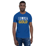 BLUE and GOLD Short-Sleeve Unisex T-Shirt