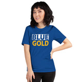 BLUE and GOLD Short-Sleeve Unisex T-Shirt