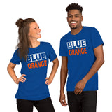 BLUE and ORANGE Short-Sleeve Unisex T-Shirt