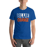 BLUE and ORANGE Short-Sleeve Unisex T-Shirt
