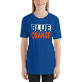 BLUE and ORANGE Short-Sleeve Unisex T-Shirt