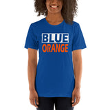 BLUE and ORANGE Short-Sleeve Unisex T-Shirt