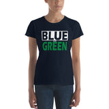 BLUE and GREEN Women's short sleeve t-shirt