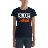 BLUE and ORANGE Women's short sleeve t-shirt