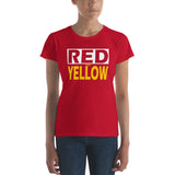 RED and YELLOW Women's short sleeve t-shirt